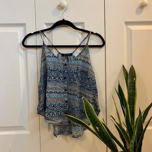 Blue printed tank